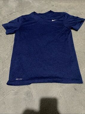 Nike Short Sleeve Dri-FIT Tee — Dark Blue